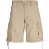 JACK & JONES Jpstcole Frank Cargo Short Mid SN Pls - Plus Size, Crockery, 52
