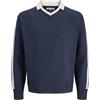JACK & JONES Jcocrest Knit Football Polo Jcocrest Knit Football Polo Uomo (Pacco da 1)