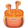 FORCELL AURICOLARE BLUETOOTH 6.0 TWS F-AUDIO PULSE AIR IN-EAR ORANGE TECNOLOGIA ENC RIDUZIONE RUMORE