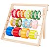 BENECREAT Supporto portaoggetti Nastri in legno, 382 ~ 412 x 10 ~ 20 x 20 mm