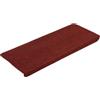 vidaXL Trapmatten zelfklevend 15 st 65x24,5x3,5 cm rood