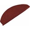 vidaXL Trapmatten zelfklevend 15 st 65x22,5x3,5 cm rood