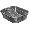 Sharplace Bacinella per Bucato Catino per Lavare a Mano Vasca con Lavatoio Integrato Mastello Portatile in Materiale PP Resistente Adatta per Casa E Bagni, Grigio