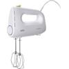 Braun Household MultiMix 1 HM 1100 WH - Frullatore manuale con 4 livelli di velocità più turbo, tecnologia FastMix, EasyClick, con frusta, funzionamento con una sola mano, 450 W, bianco