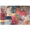 vidaXL Vloerkleed wasbaar patchwork 80x150 cm meerkleurig