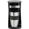 JOCCA - Macchina da Caffè con Tazza da Viaggio 420ml | Filtro in Rete Riutilizzabile | Spegnimento Automatico | Tazza Termica a Doppia Parete in Acciaio Inox | 650-750W | Compatta e Portatile