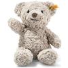 Steiff Soft Cuddly Friends - Orsacchiotto Honey, 28 cm, in morbido peluche, colore: Grigio chiaro