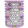 JSTHHTT 10 Pezzi Braccialetti K-pop, Braccialetti Amicizia, Bracciali Personalizzati, Accessori K-pop per Donne Ragazze, Regali per compleanno Natale