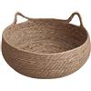 Hobngmuc Cesto per gatto Intrecciata in Rattan Traspirante | Gatti Per Attività di Arricchimento contro la Noia, Interno, Gabbia, Pavimento, Mobili, Sicurezza, ed Esercizio