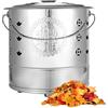 Jingmiger Barrel Bruciatore - Inceneritore per Carta in Acciaio Inossidabile,Forniture Per Rituali, Inceneritore Per Foglie Propizie Per Balcone Patio Cortile Spiaggia Giardino