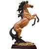 Fonowx Statua di Cavallo in Piedi da 18,7 Pollici, Grande Scultura di Cavallo, Decorazione per La Casa, Scultura Decorativa da Tavolo per Collezionismo, Marrone