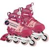HUDORA Pattini in linea Comfort - Pattini in linea per bambini e ragazzi in diverse misure - Pattini a rotelle regolabili su 6 misure in larghezza e lunghezza - pattini in linea traspiranti
