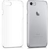 kwmobile Cover compatibile con Apple iPhone SE (2020/2022) / 8/7 - Custodia rigida trasparente per cellulare - Back Cover cristallo in plastica - trasparente