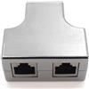 1aTTack.de Connettore a perforazione d'isolamento Cat.6 Keystone su presa RJ45 da AWG 23 a AWG 26 Protezione dalla polvere compatibile con Cat5 Cat6 Cat7 Cat8 bianco 1 pezzo