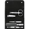 ZWILLING Classic Inox Set manicure 5 pezzi pelle nera