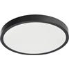 EDO, Plafoniera LED Soffitto PERETI 18W, anello nero 29,5cm, 4000K bianco neutro, 1800lm, lampadari moderni, plafoniere bagno da soffitto, lampada a led soffitto, plaffoniere, IP44 EDO777609