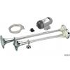 Marco Tromba Doppia Marco Chrome con Compressore in Ottone Cromato - 500 mm - 12V