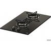 Can Fornello a Gas 2 Fuochi Can Chrystal 2 in Vetro Temperato - PV1357 - 500x300 mm