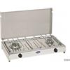 Motomarine Fornello a Gas 2 Fuochi Parker 5522G in Acciaio Inox 18/8 - 580x300 mm