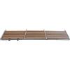 FNI Plancetta di Poppa in Acciaio Inox e Legno Marino, 6 Misure - 50 × 45 cm