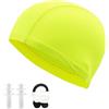 DHSBGWSX Cuffia da nuoto con protezione uditiva impermeabile, clip per il naso e tappi per le orecchie - set di protezione per i capelli
