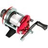 NUOBESTY Bobinatore di Lenza a Tamburo 3.5 1 Rosso ABS Ferro Gomma | Capacità 0.28mm/50m, Forza di Serraggio Regolabile, Struttura Leggera e Regolabile