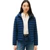 Tommy Hilfiger Donna Piumino Stretch Nylon Slim Fit, Blu (Dark Night Navy), M