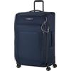 Samsonite Spark SNG Eco - Valigia Morbida 79 cm Grande - Trolley con 4 Ruote, Lucchetto TSA, Leggera & Espandibile - Blu (Midnight Blue)