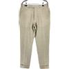 Suitsupply Pantaloni Chino Nobel Blake In Lino 100% Marroni W32 L28