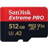 SanDisk Extreme PRO 512 GB MicroSDXC UHS-I Classe 10 (SanDisk Extreme Pro - Sche