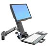 Ergotron Styleview Sit-Stand Combo Arm 61 cm (24") Parete Alluminio [45-266-026]
