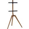 InLine® woodstand piedistallo TV, treppiede, per TV LED 45"-65", max. 40 kg