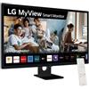 LG Smart Monitor 31.5 "IPS Full HD 1080p HDR10 - Webos 23, Bluetooth, HDMI, Disp