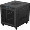 Lanberg Rack di installazione 19 15u 800x1000 Porta perforata LCD nera (pacchetto piatto