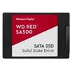 Western Digital SSD WD 500GB RED 2.5" - NAS SATA SSD - Read560MB/S-Write530MB/S WDS500G1R0A
