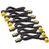 APC C13 - C14 (90 Deg), 1.8m, 6-pack Nero, Giallo 1,83 m Accoppiatore C13 Accopp