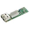 Supermicro Scheda di rete NIC Supermicro Micro-LP Doppi Porta RJ-45 10 Gbit LP AOC-CTGS-I2T