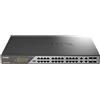 D-LINK Switch D-Link Smart L2 24 porte Gigabit PoE/PoE+/PoE++ e 4 porte GbE/SFP Combo,