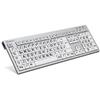 LogicKeyboard XL-Print Black on White Tedesco (PC)