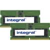Integral 16GB [2x8GB] LAPTOP RAM MODULE KIT DDR5 5600MHZ PC5-44800 UNBUFFERED NO
