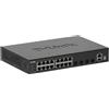 DLINK D-Link DGS-1530-20/E switch di rete Gestito L2 Gigabit Ethernet (10/100/1000) Ne