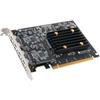 Sonnet Scheda PCIe a 8 porte USB-C Sonnet Allegro Pro [compatibile con Thunderbolt]
