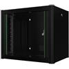 Lanview LOGON RWP09U45BL rack 9U Da parete Nero (19" 9U Rack Wall Mount Pro - 600 x 450