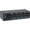 InLine® Switch KVM Desktop , 4 porte, Dual-Monitor DP 1.2, 4K, USB 3.0, Audio