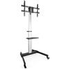 Tooq Supporto TV da Pavimento con Ruote HORIZ/VERT "Hera" 37-86" - Colore Nero