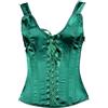 DASONLUE Corsetto top da donna per modellare, struttura a corsetto, medievale, rinascimentale, vintage, corsetto con stecche anteriori, allacciatura frontale, cerniere laterali, steampunk