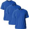 Gildan Maglietta Uomo Ultra Cotone Stile G2000 T-Shirt, Blu Reale (Confezione da 3), XL