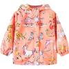 Domueay Giacca Impermeabile Bambino Bambina Giacca Antipioggia, 2-10 Anni | Antivento Primaverile Autunno Giubbotto Cerniera con Cappuccio, Ragazza Ragazzi Leggera Traspirante Cappotto Softshell Scuola