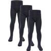 A2Z 4 Kids Ragazze Cotone Ricco Uniforme Scuola Collant Imballa Del 3 Caldo Morbido E Durevole Ragazze Collant Per Comodo Abbigliamento Scolastico Età 2-13 Anni