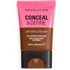 Revolution Beauty London Revolution Conceal & Define Soft Matte Tube Foundation, F16.7NW